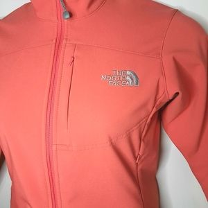 TheNorthFace Apex Bionic softshell jacket coral